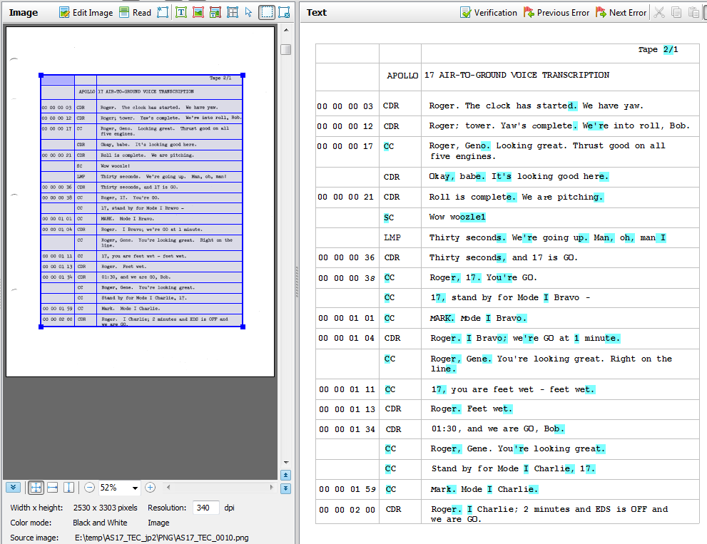 FineReader Grid Example