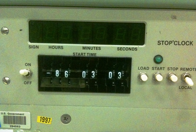 Mission Control clock
