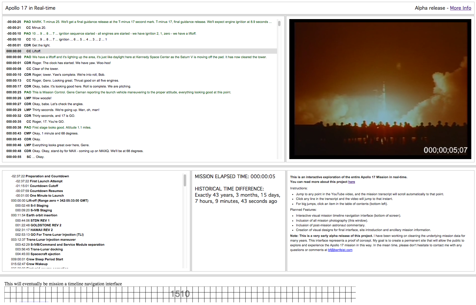 Apollo17.org v0.1