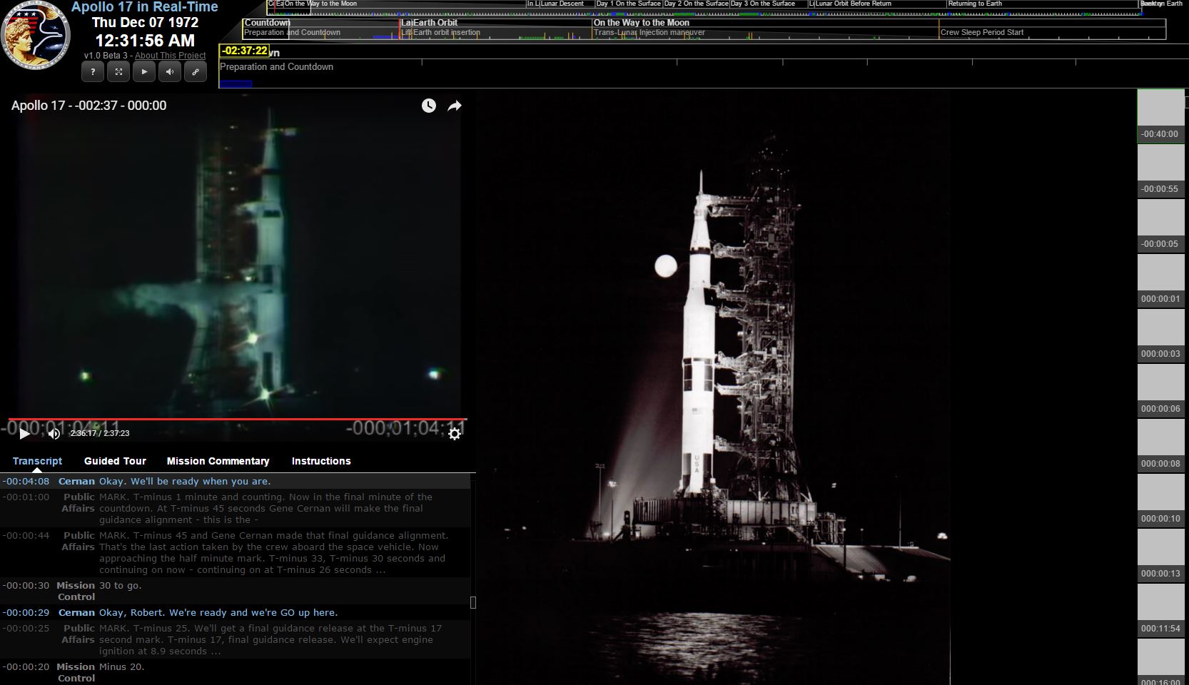 Beta3 interface before Chris Bennett’s designs